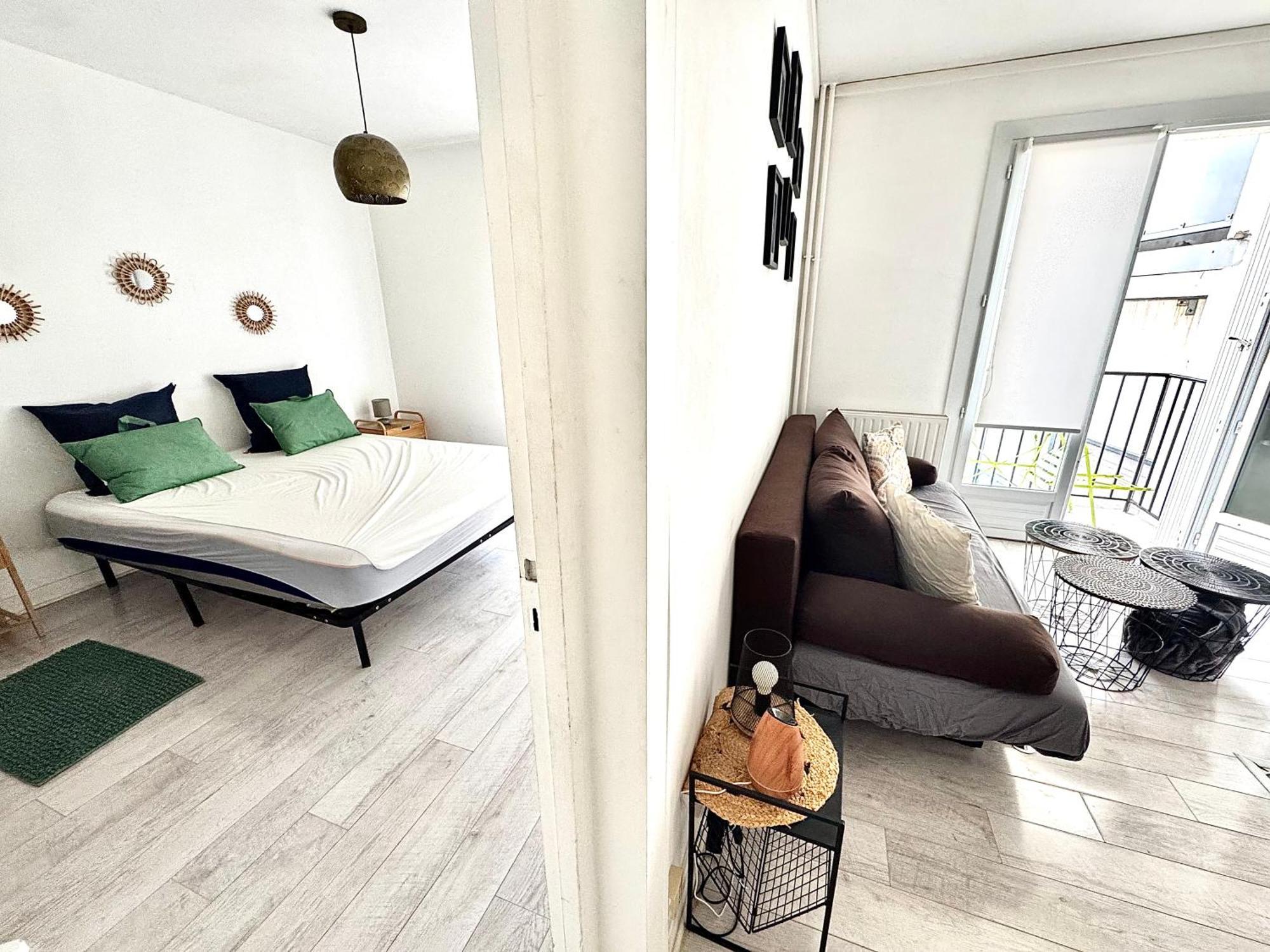 Apartament T2 - Face De La Gare Sncf Avec Un Balcon Et Un Garage Orlean Zewnętrze zdjęcie